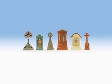 Noch HO Scale Detail Parts - Gravestones/Head...