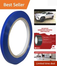 Multi-Purpose 1/4 in. x 36 Yds. Vinyl Pinstriping Tape   Dark Blue for Events
