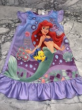 Disney 24 Months Ariel Mermaid Nightgown Polyester
