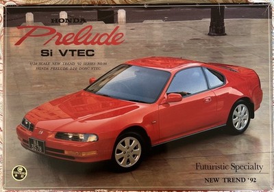 92 Honda Prelude Si VTEC Aoshima #86  1/24 Model Kit
