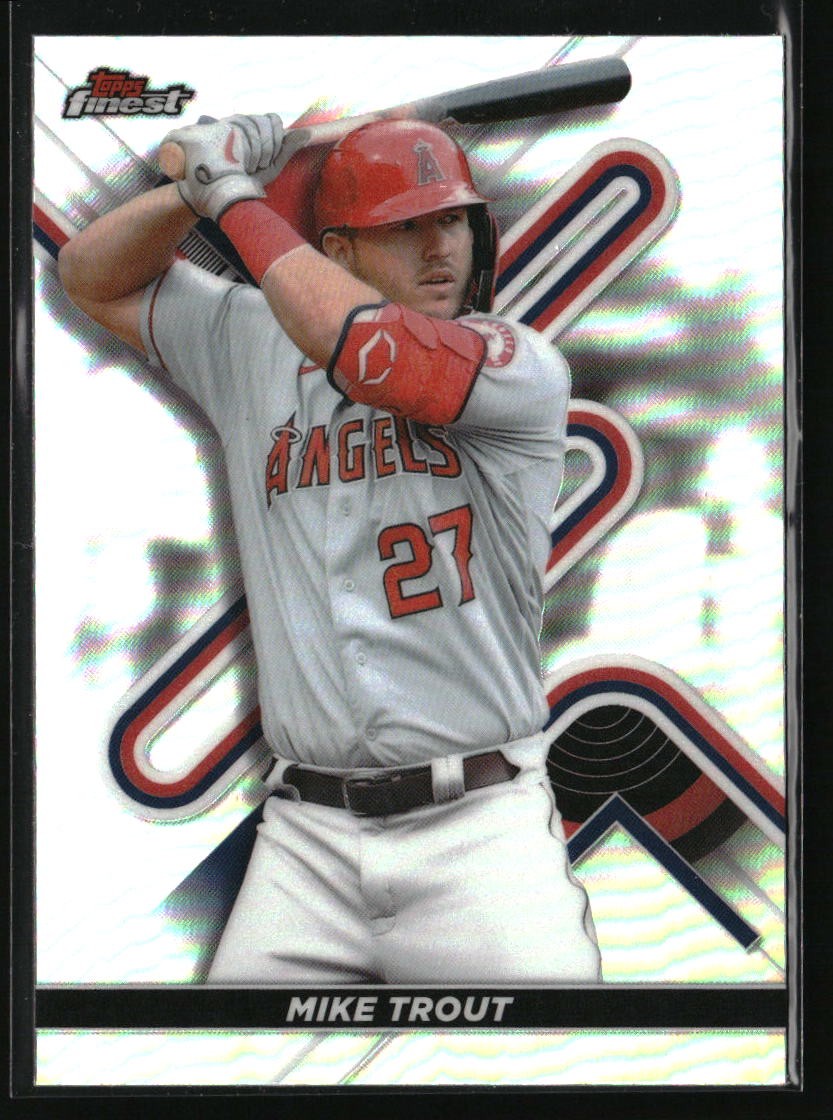 2022 Finest Refractor Mike Trout #27 Los Angeles Angels