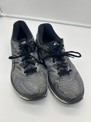 Asics Gel-Nimbus 20 Men's Running Shoes 10 Black Gray Lightweight Breathable