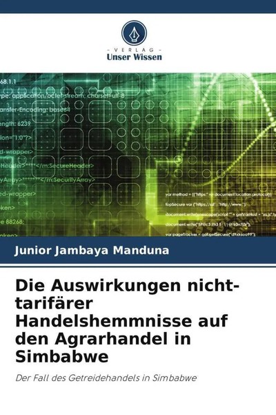 Die Auswirkungen Nicht-TarifäRer Handelshemmnisse Auf Den Agrarhandel In...-image