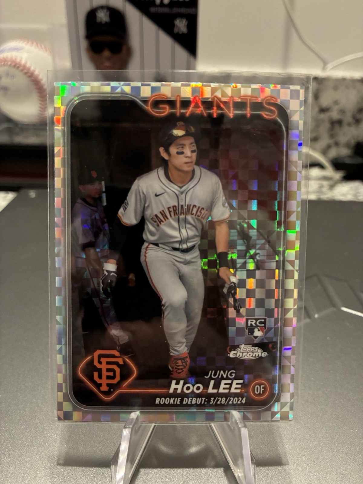 2024 Topps Chrome Update Series - Rookie Debut Jung-Hoo Lee #USC185 X-Fractor