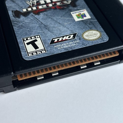 WWF No Mercy Nintendo 64 N64 Limpio Probado Lucha Súper Raro Variante EE. UU.-1 - Imagen 10 de 10