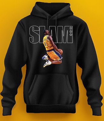Kobe Bryant SLAM Pullover Hoodie Sweatshirt Size S-5XL Black Mamba Sweater 