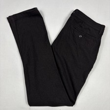 Taylor Stitch Carmel Pants Mens 32 Dark Charcoal Wool Adjustable Waist NWOT 178