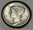 1944-P  Mercury Dime - BU Uncirculated - 90% Silver A