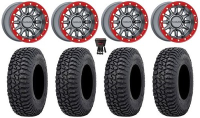 Raceline Alpha Bdlk 15'' Wheels Gm 32'' Tricera Tires Honda Pioneer1K/Talon