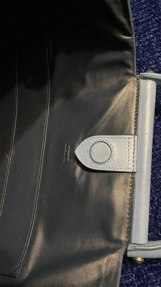 Bolsa de ombro Jil Sanders couro de cordeiro macio liso tiracolo - Imagem 4 de 4