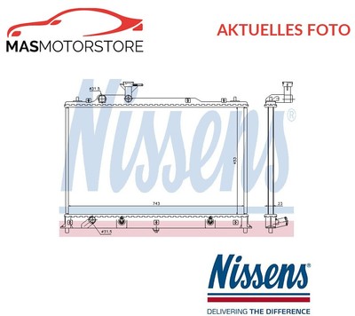 KÜHLER WASSERKÜHLER MOTORKÜHLER NISSENS 68524 P NEU OE QUALITÄT