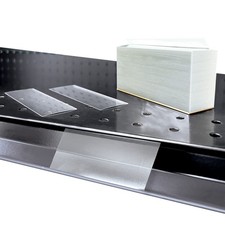 Corp. Price/Data Channel Label Holder Chips, Clear Plastic Tags, 3" L x 1.25"...