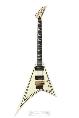 Jackson Pro Series Rhoads RR3 - Ivory with Black Pinstripes