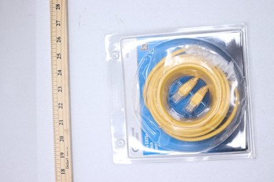 Commercial Electric 25 ft. CAT5E Ethernet Cable in Yellow