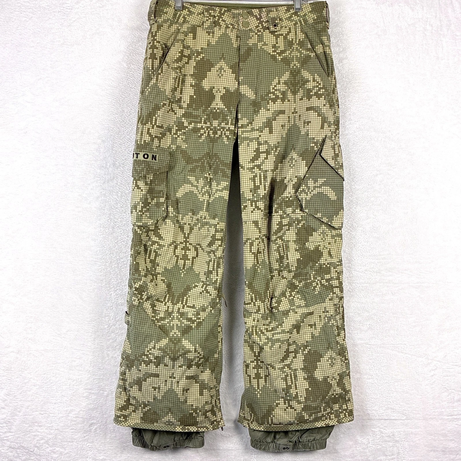 Burton Cargo Pants Mens S Green Gridstop Camo Dryride Ski Snowboard Waterproof
Opens in a new window