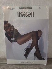 Wolford Velvet De Luxe 50 Tights Tin Dark Gray Medium