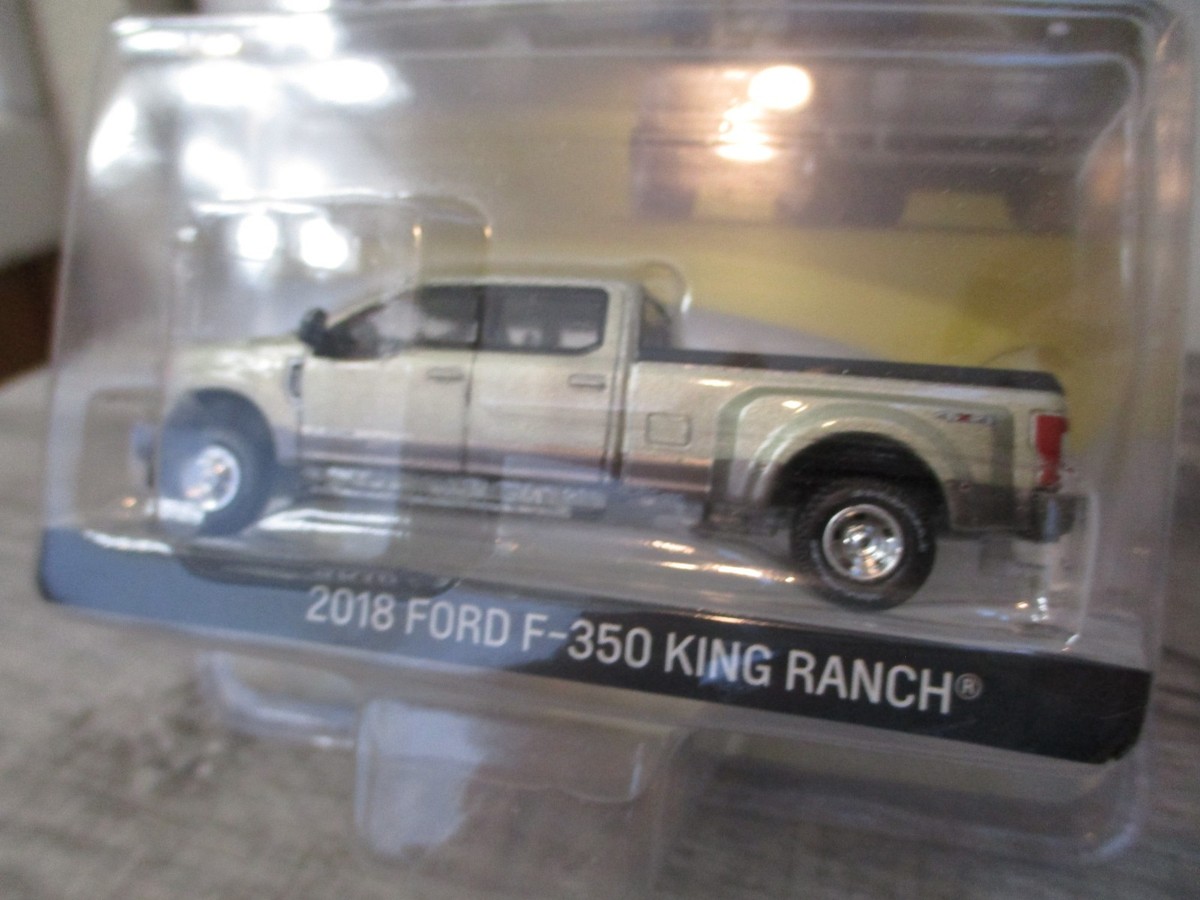 Greenlight 2018 Ford F350 Dually King Ranch Dually White Gold New