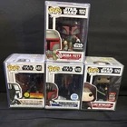 Star Wars Funko Pop! Lot Luke Skywalker Boba Fett Mandalorian Super Commando