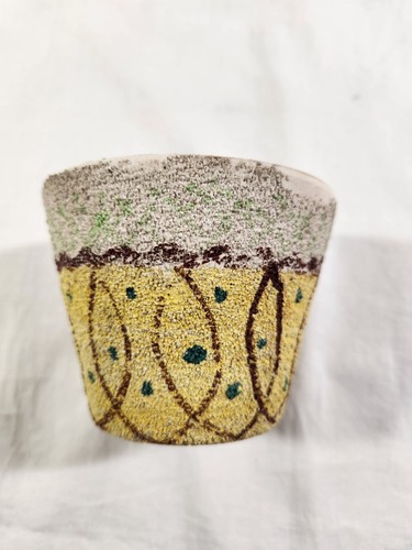 Italian Pottery Planter Vintage MCM Textured - Picture 7 of 10