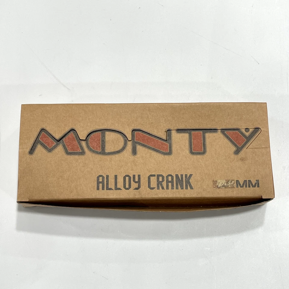 Juego de bielas para bicicleta de trial Monty negro nuevo BMX 140 mm NOS Monty Foto 4 de 4