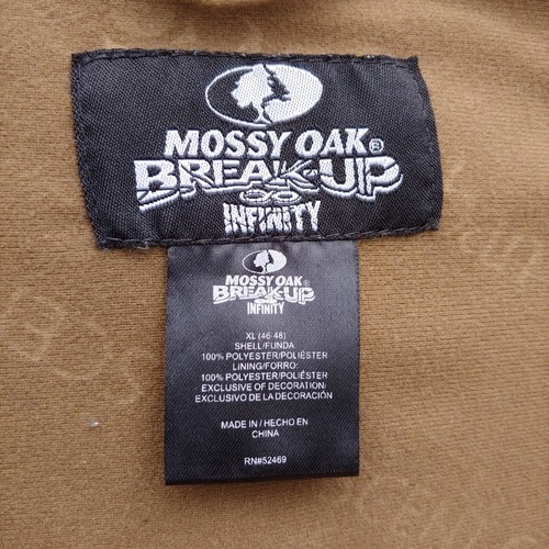 Mossy Oak Break-Up Infinity Camo Hooded Hunting Jacket Mens XL Scent Control - Picture 8 of 12