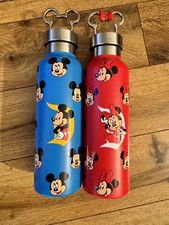 Disney Parks Mickey Mouse  Minnie MouseStainless Steel Water Bottle Set of 2