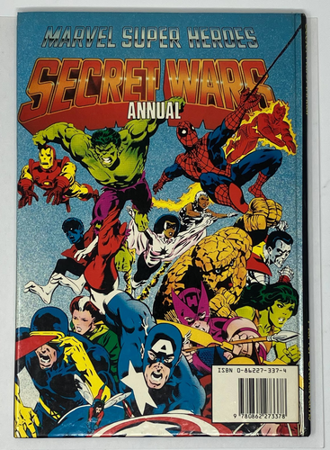 Marvel Super Heroes Secret Wars Annual UK Hardcover HC HB Rare Mike Zeck art OOP - Picture 2 of 4