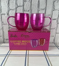 Barbie&Dragon Glassware Coffee Mugs The Barbie Collection 16oz/480 ML, Set Of  2