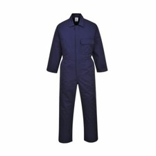 Workman Overalls Coverall Boiler Suit Pop Fastening Practical Adults Portwest