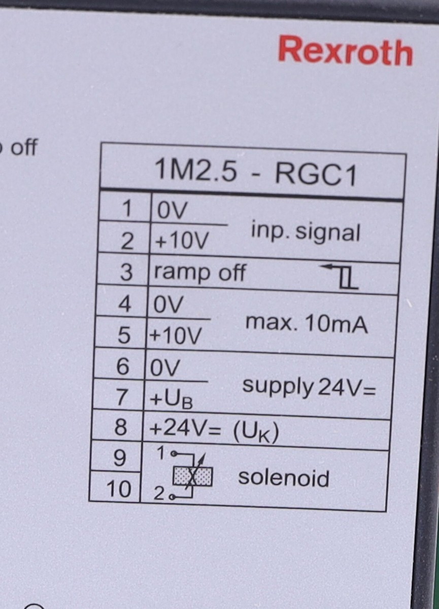 REXROTH 1M2.5 - RGC1 VT-MSPA 1-525-10/V0 0811405127 ! NEW REXROTH 1M2.5 - RGC1 VT-MSPA 1-525-10/V0 0811405127 ! NEW