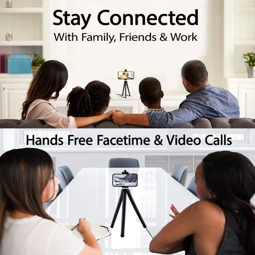 Fugetek Flexible Phone Camera Tripod Stand Holder, with Bluetooth Remote - Picture 3 of 7