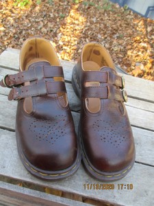 dr martens double buckle mary jane