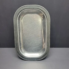 VTG Service Ideas Thermo-Plate Stainless Steel Fajita Sizzler Tray & Base Set
