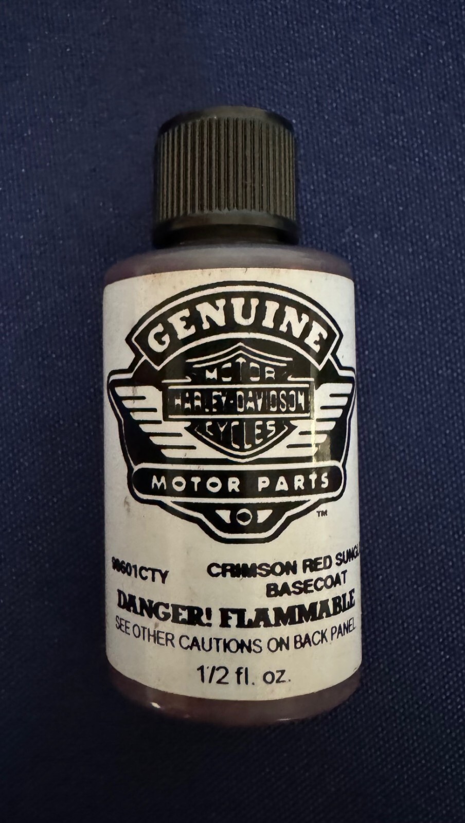 HarleyDavidson Touch Up Paint 98601CTY Crimson Red Sunglo Basecoat 1/2 fluid oz eBay