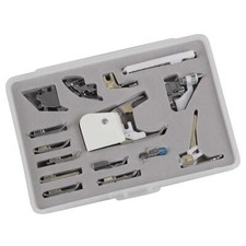 15-teiliges Nähfuß-Set Obertransport für viele Nähmaschinen