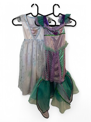Set of 4 Girls Princess Dresses  Elsa, Mermaid & More $58 for all! 4 and  5 yrs | eBay