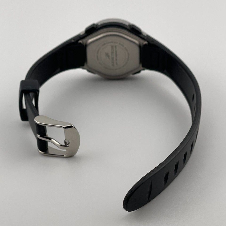 Armitron Pro Sport Watch 45/7042 Quartz Alarm Chronograph Black Case