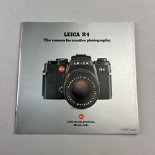 VINTAGE Leica R4 Camera Sales Brochure Catalog Photography Equipment Lenses