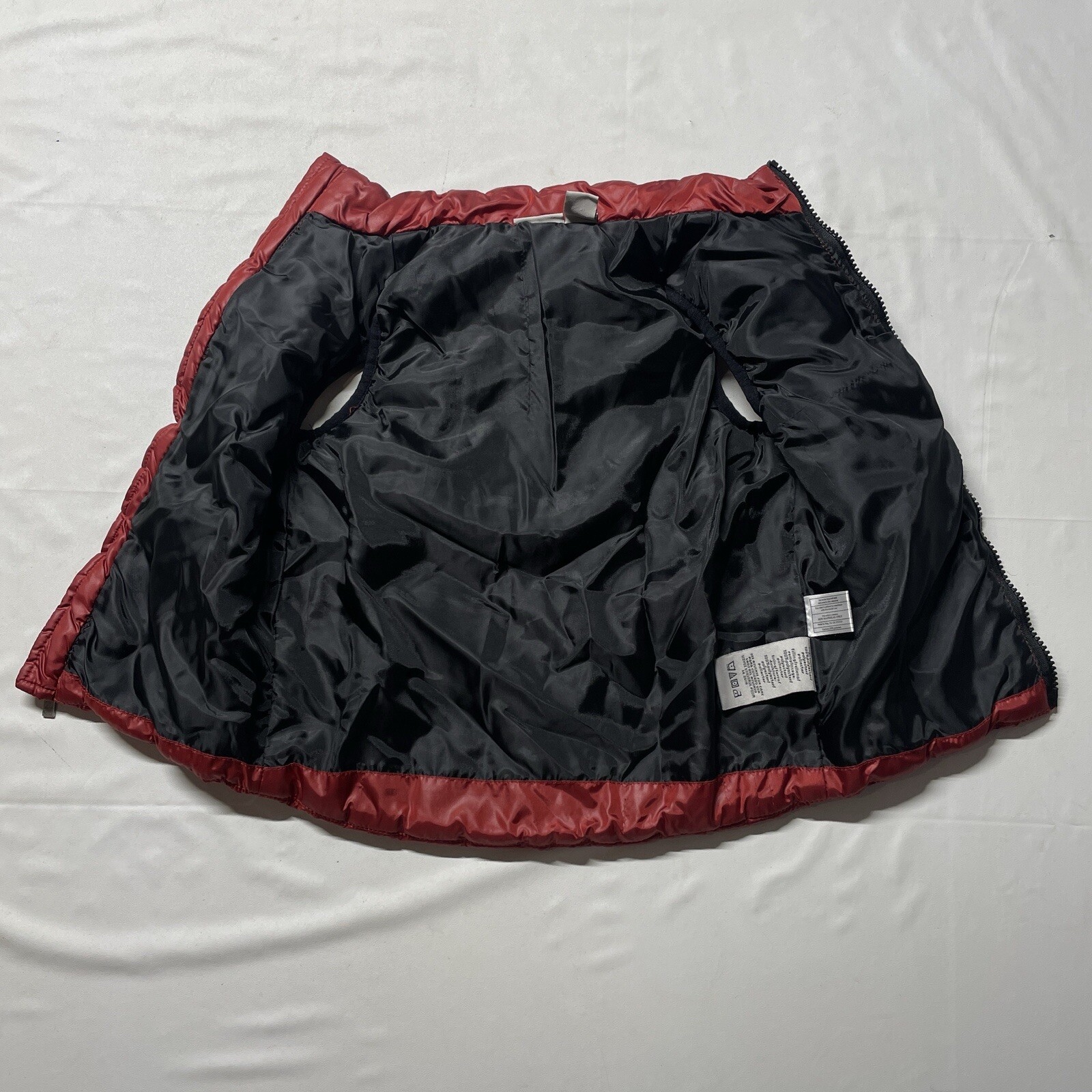 Calvin Klein Puffer Vest Jacket Boys Size 2T Maroon Full Zip Kids Youth Toddler thumbnail 3