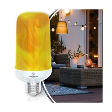 LED Flickering Flame Light Bulbs E26 Standard Base Upside Down Effect Durable