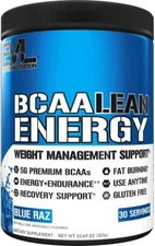 EVL EVLution Nutrition, BCAA LEAN ENERGY, Blue Raz, 10.60 oz (303 g)