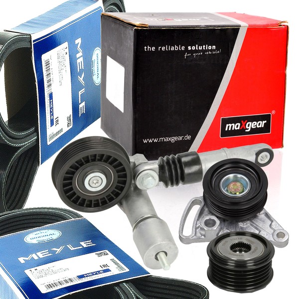 Meyle 5PK1435 4PK855 Keilrippenriemen-Satz + Spanner FüR Superb Passat Audi-image