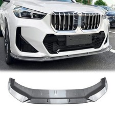 Für BMW X1 U11 U12 M Sport 2023-2024 Frontstoßstange Spoiler Lippe Carbon Look