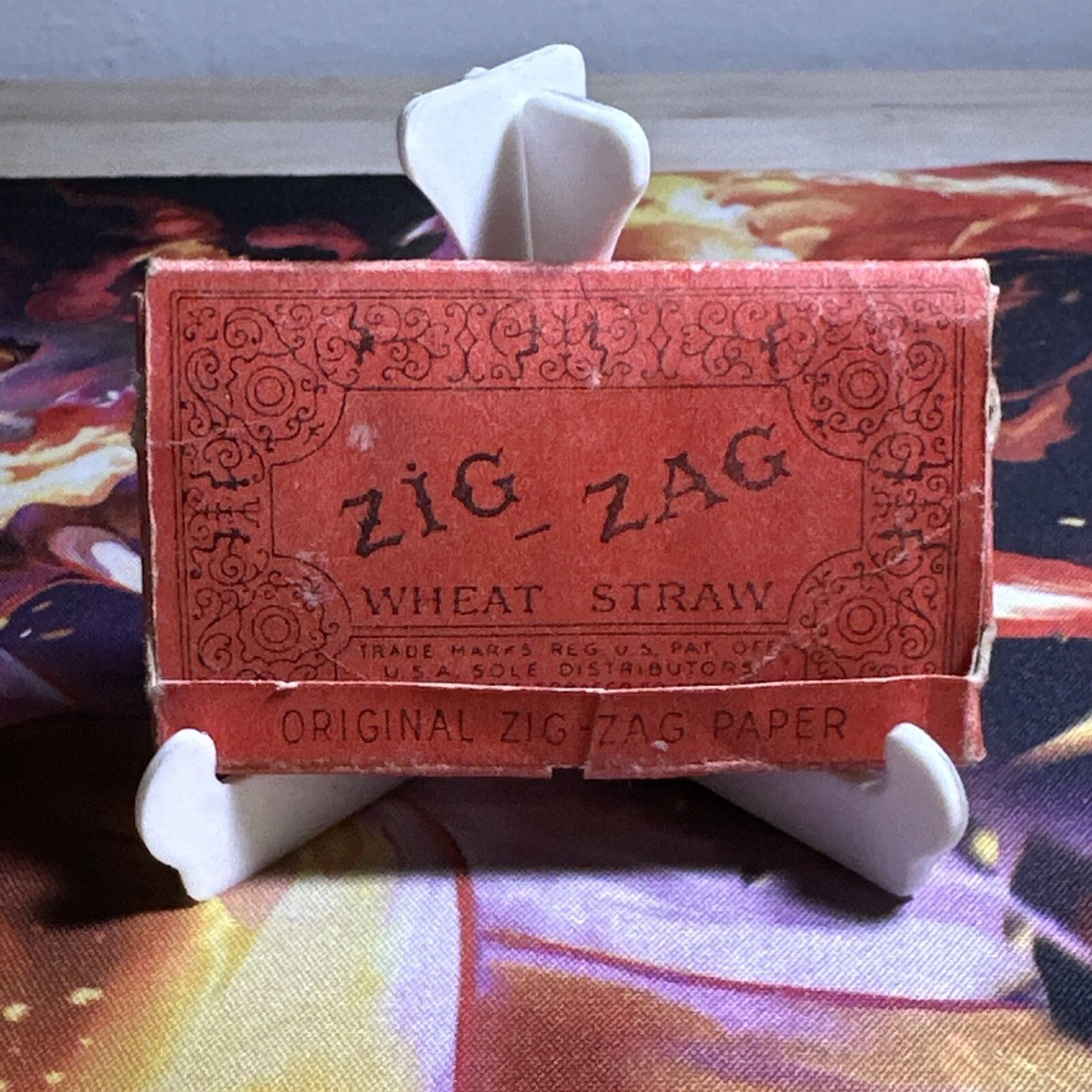 wheat straw cigarette papers Vintage 1950's Zig-Zag Wheat Straw Rolling Papers Pack With Papers  Remaining