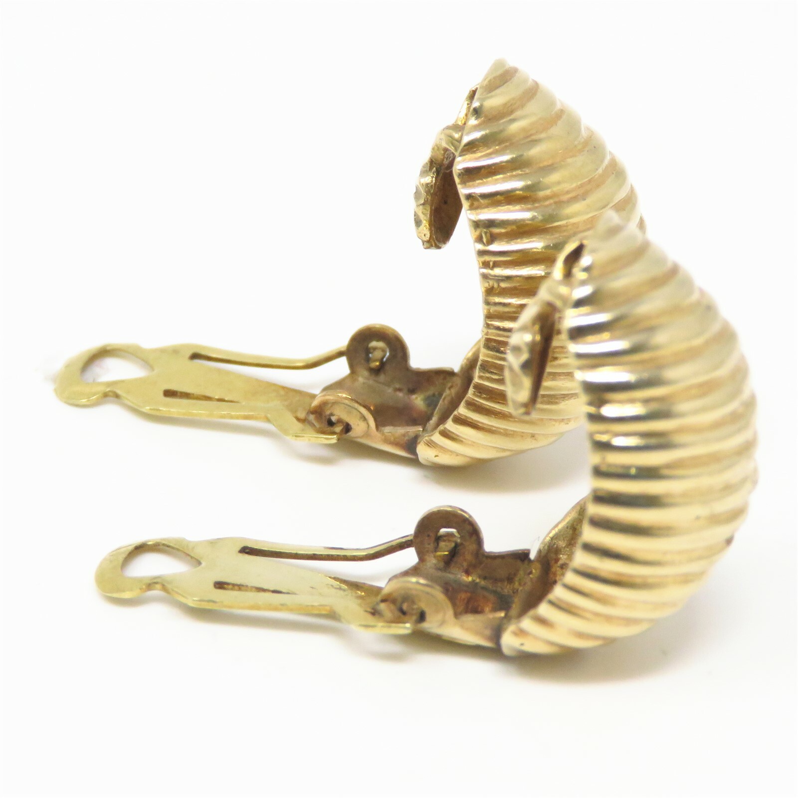 NYJEWEL Jost 14k Yellow Gold Clip On Earrings - image 2