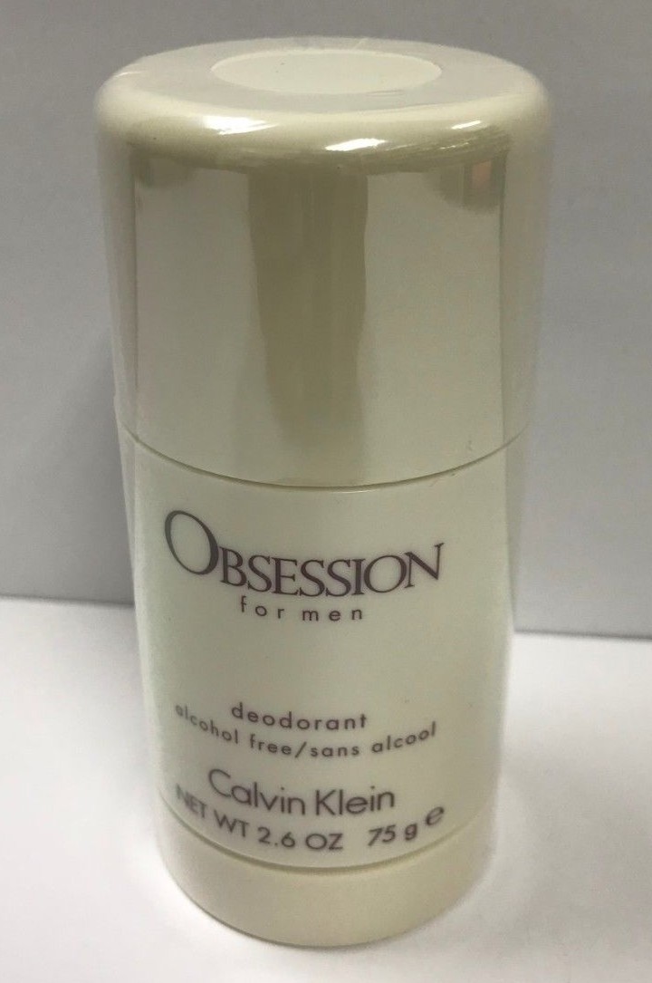 Calvin Klein Obsession Deodorant Stick for Men 2.6 Oz/75 g New