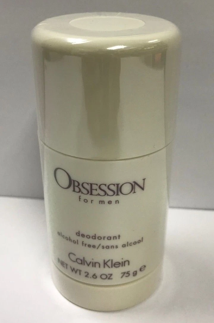 Calvin Klein Obsession Deodorant Stick for Men 2.6 Oz/75 g New Sealed