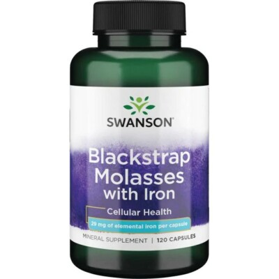 Swanson Premium Blackstrap Molasses with Iron (29mg)