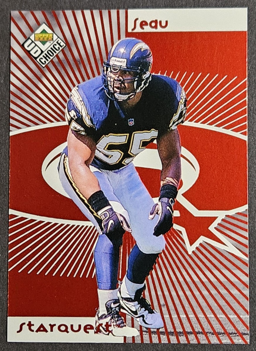 1998 UD Choice Starquest Rookie Quest Red #SR-05 Junior Seau Takeo
