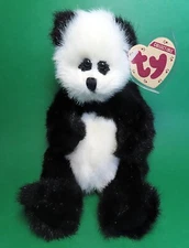 Ty Attic Treasures Collection "CHECKERS" the Panda Bear, #6031, 1995, 6th, MWMT!